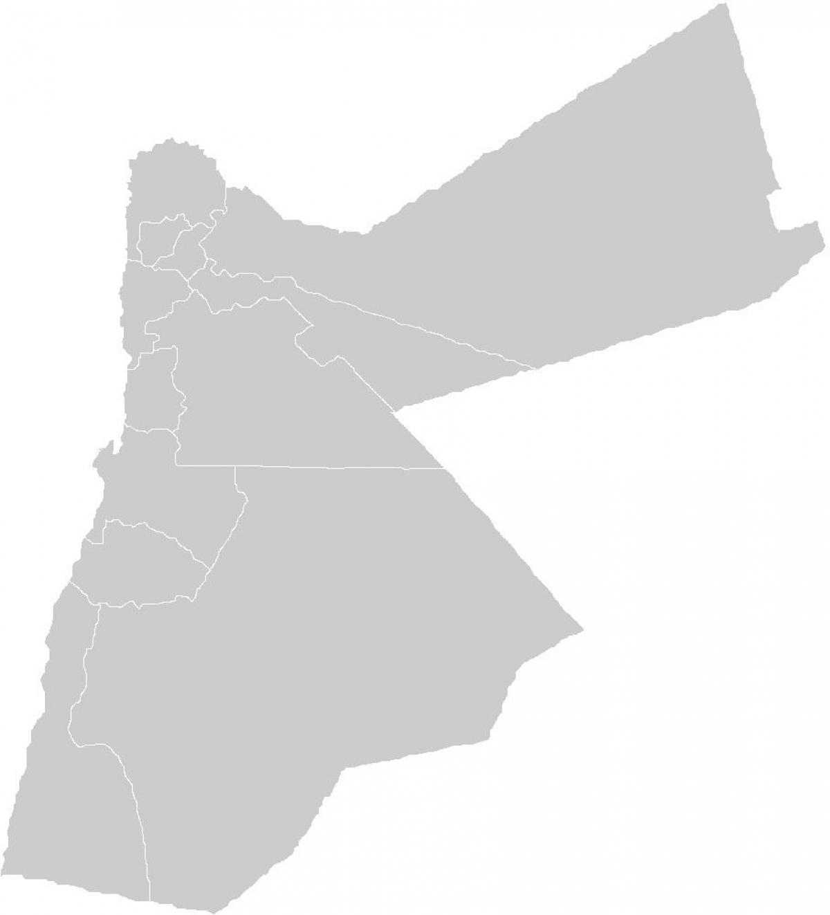 порожня карта Йорданії