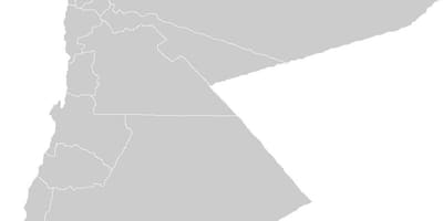 Порожня карта Йорданії